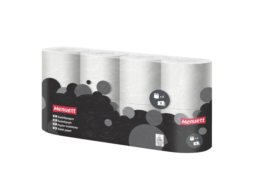 Menuett Toalettpapper 8-pack
