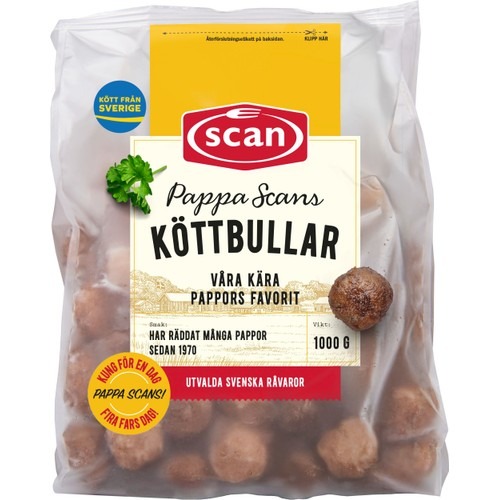 Scan Köttbullar 1000g